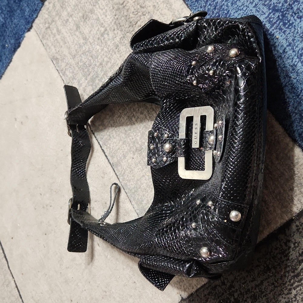 Guess patent leather shoulder bag/ purse